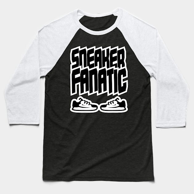 Sneaker Fanatic black sneakers Sport gift shirt. Baseball T-Shirt by KAOZ